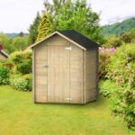 Alce Marcella 146×130 – Gerätehaus aus Holz – Mit Satteldach – 146x130x185 cm