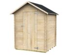 Alce Marcella 146×130 – Gerätehaus aus Holz – Mit Satteldach – 146x130x185 cm – Bild 4