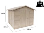 Alce Stefy 238×305 – Gartenhaus aus Holz – 238x305x220 cm – Bild 3