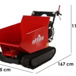 Attila ATT 500 D-L – Raupenschubkarre – Ladekapazität 500kg