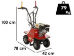 Benassi L390 4RM – Benzinbetriebener Rasensodenschneider mit 4×4-Antrieb – Honda GX200 – 6,5 PS