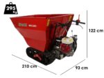 Benassi M403DHO – Raupendumper – Hydraulische Hochkippmulde – Tragfähigkeit 400 kg