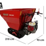 Benassi M403DHO – Raupendumper – Hydraulische Hochkippmulde – Tragfähigkeit 400 kg