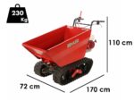 Benassi M503DH – Raupendumper – Hydraulischer Kippmuldenaufsatz – Tragfähigkeit 550 kg
