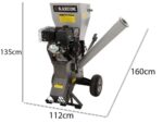 Benzin Häcksler BlackStone CSB150E-L- Häcksler mit Verbrennungsmotor – Loncin Benzinmotor 15 PS – Elektrostarter