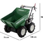 Benzin-Motorschubkarre 4×4 GreenBay MiniTipper 300 H – Hondamotor GP160