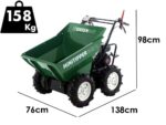 Benzin-Motorschubkarre 4×4 GreenBay MiniTipper 300 L – Loncin G200F Motor