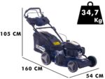 Benzin- Rasenmäher mit Radantrieb BullMach ACHILLE – 51 H – 4 in 1 – Motor Honda GCVx200