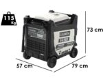 BlackStone B-iG 9000 – Inverter Stromerzeuger 7.5 kW – 230V – leise – mit Rädern