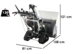 BlackStone B-ST 76 BSTE – Benzin-Schneefräse – Raupenantrieb – B&S 1450 Snow