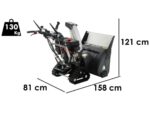 BlackStone B-ST 76 LTE – Benzin-Schneefräse – Raupenantrieb – Loncin 180F(D)S