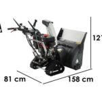 BlackStone B-ST 76 LTE – Benzin-Schneefräse – Raupenantrieb – Loncin 180F(D)S