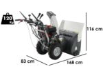BlackStone B-ST 76 LWE – Benzin-Schneefräse – Loncin 180F(D)S