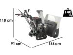 BlackStone B-ST 87 LTE – Benzin-Schneefräse – Raupenantrieb – Loncin 190F(D)S