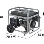 Blackstone BG 9050 – Benzin-Stromerzeuger mit Rädern und AVR-Regelung 6.6 kW – Dauerleistung 6 kW Full-Power