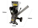 BlackStone CSB 150 BS – Häcksler – Benzinmotor Briggs & Stratton 13.5 PS