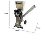 BlackStone CSB70B – Benzin Häcksler – Benzinmotor Briggs & Stratton 6.5 PS