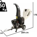 BlackStone DSP 180 L – Benzin Häcksler mit Loncin Benzinmotor 420ccm