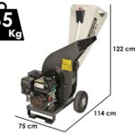 BlackStone DSP 70 J – Häcksler mit Verbrennungsmotor – 212-cm³-Benzinmotor