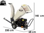 BlackStone GBD-1500 BS – Profi Benzin Häcksler – Motor B&S XR 13.5