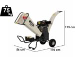 BlackStone GBK-700 L – Profi Benzin Häcksler , Motor Loncin 7 PS