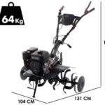 BlackStone MHG 1800 – Benzin-Motorhacke mit 212 cm³ Hubraum – 7 PS