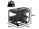 Blackstone OFB 6000 D-ES – Diesel-Stromerzeuger mit AVR-Regelung 5.3 kW – Dauerleistung 5 kW – 230V