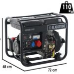 Blackstone OFB 8500-3 D-ES – Diesel-Stromerzeuger mit AVR-Regelung 6.3 kW – Dauerleistung 6 kW – 400V
