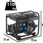 BlackStone OFB 8500 D-ES – Diesel-Stromerzeuger mit AVR-Regelung 6.3 kW – Dauerleistung 6 kW – 230V + ATS