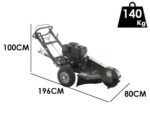 BlackStone SG 420 B&S ES PRO – Baumstumpffräse – Motor B&S XR2100 420 ccm – Schneidegerät mit 8 Wolframkarbidhämmern