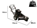 BlackStone SG 420 L ES PRO – Baumstumpffräse – Loncin-Motor 420ccm – Schneidegerät mit 8 Wolframkarbidhämmern