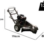 BlackStone SG 420 L ES PRO – Baumstumpffräse – Loncin-Motor 420ccm – Schneidegerät mit 8 Wolframkarbidhämmern