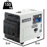 Blackstone SGB 8500 D-ES – Leiser Diesel-Stromerzeuger mit AVR-Regelung 6.3 kW – Dauerleistung 6 kW – 230V