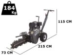 BlackStone TS 420 B&S – Grabenfräse – B&S XR2100