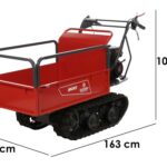 Blue Bird Carrier 300 – Schubkarre mit ausziehbarer Mulde – 300 kg Tragfähigheit