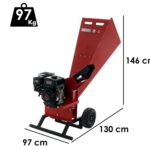 Blue Bird SHL 700 – Häcksler mit Verbrennungsmotor – Loncin Motor 6.5 PS