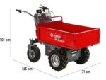 Blue Bird WB 500EB – Akku-Schubkarre – 48 V 32 Ah