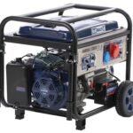 BullMach AMBRA 13800 E-3 – Benzin-Stromerzeuger auf Rädern mit AVR Max. Leistung 10 kW – 9 kW PRP – 400V + ATS