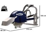 BullMach ARES 61 H – Baumstumpffräse mit Traktoranbau – hydraulische Verschiebung