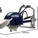 BullMach ARES 61 H – Baumstumpffräse mit Traktoranbau – hydraulische Verschiebung