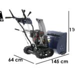 BullMach BM-61 LT – Benzin-Schneefräse – Raupenantrieb – Loncin H200