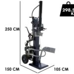 BullMach BM-LS-BS 22 V -Benzin-Holzspalter – senkrecht – B&S XR1450 Motor