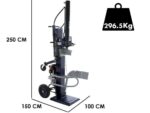 BullMach BM-LS- E 22 V – Elektro-Holzspalter – 22 Tonnen