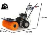 BullMach BM-SS 80 WL – Benzin-Kehrmaschine – Mehrzweckgerät