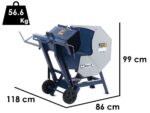 BullMach ENIO 5200 – Wippsäge-Kreissäge – Kreissäge mit Gestell – 230V