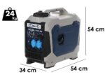 BullMach Fulgor 3000 – Inverter Stromerzeuger 3,3 kW – Dauerleistung 3 kW – 230V