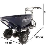 BullMach Helios 230 D – Akku Schubkarre mit zwei Akkus 48V 2Ah
