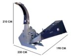 BullMach ZEUS 150 PTO – Häcksler für Traktoren – mit Dreipunktaufnahme