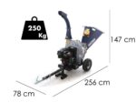BullMach ZEUS 160 LE – Benzin-Häcksler mit Anhängerkupplung – Loncin 420 cm³ – E-Starter