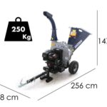 BullMach ZEUS 160 LE – Benzin-Häcksler mit Anhängerkupplung – Loncin 420 cm³ – E-Starter